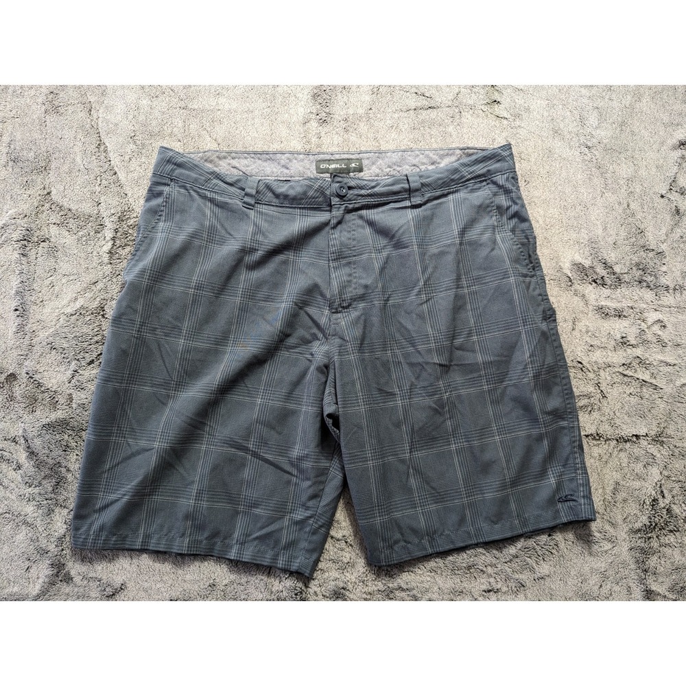 O'Neill Casual Shorts Men's Size 40 Gray Plaid